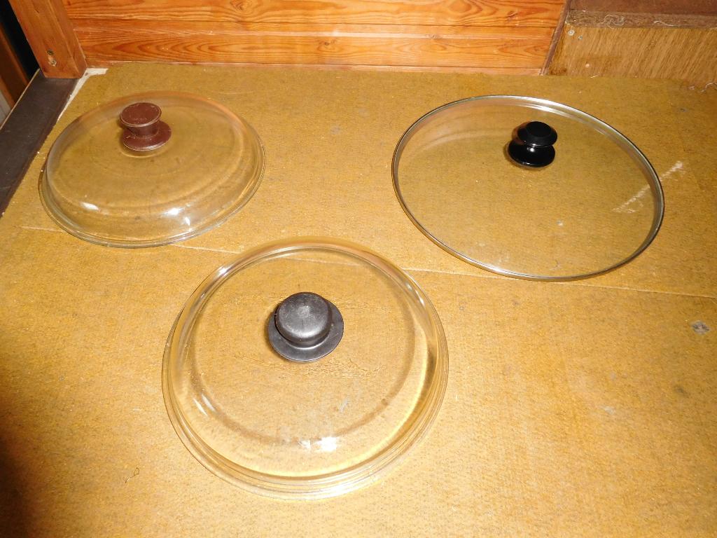 glazen deksel voor pot of pan, Ophalen, Zo goed als nieuw