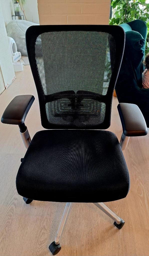 Ergonomische bureaustoel - Haworth Zody, Huis en Inrichting, Bureaustoelen, Gebruikt, Bureaustoel, Zwart, Ergonomisch, Ophalen