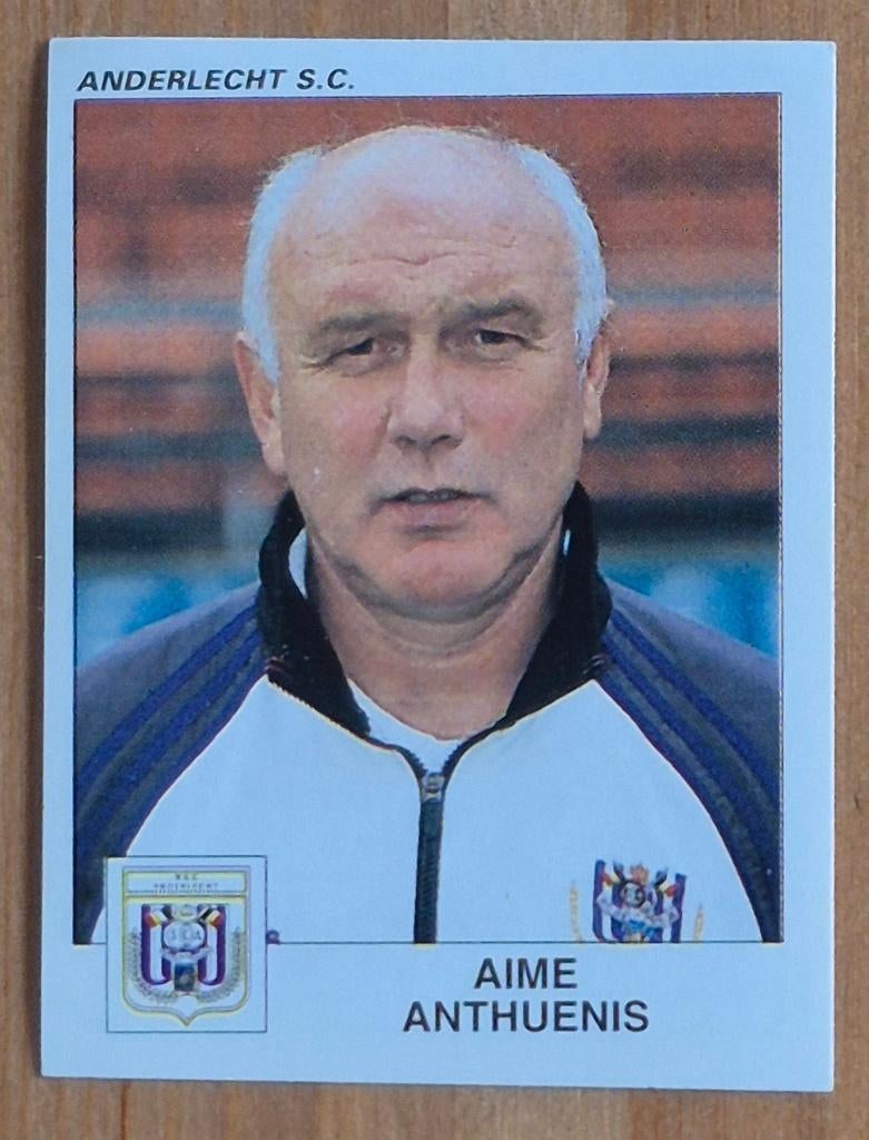 Panini Football 2001 #29 Aime Anthuenis Anderlecht S.C., Enlèvement ou Envoi, Comme neuf, Autocollant