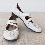 Mooie Wit Leren Vintage Schoenen (Maat 39) € 35,-, Kleding | Dames, Schoenen, Verzenden, Wit, Overige typen, Zo goed als nieuw