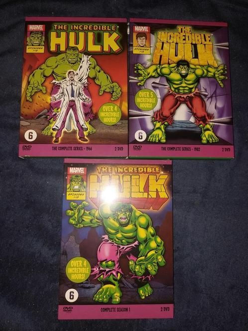 Hulk TV Animatie Series DVD 1966 , 1982 en 1990, Cd's en Dvd's, Dvd's | Tekenfilms en Animatie, Zo goed als nieuw, Ophalen