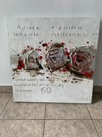 Schilderij abstract 60x60cm, Enlèvement