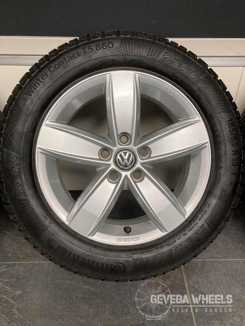 15'' originele Volkswagen Polo 2G0 velgen + winterbanden VW, Auto-onderdelen, Banden en Velgen, Banden en Velgen, Winterbanden