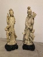 2 beelden - Chinees koppel, Ophalen, Gebruikt, Mens