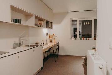 Appartement te huur in Liège, 1 slpk, Appartement, 1 pièces
