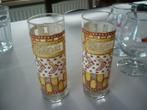Safari long drink glazen -2 stuks beschikbaar, Ophalen of Verzenden, Zo goed als nieuw, Frisdrankglas