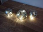 Décoration: éclairage en forme de boule en verre avec LED, Ophalen of Verzenden, Nieuw