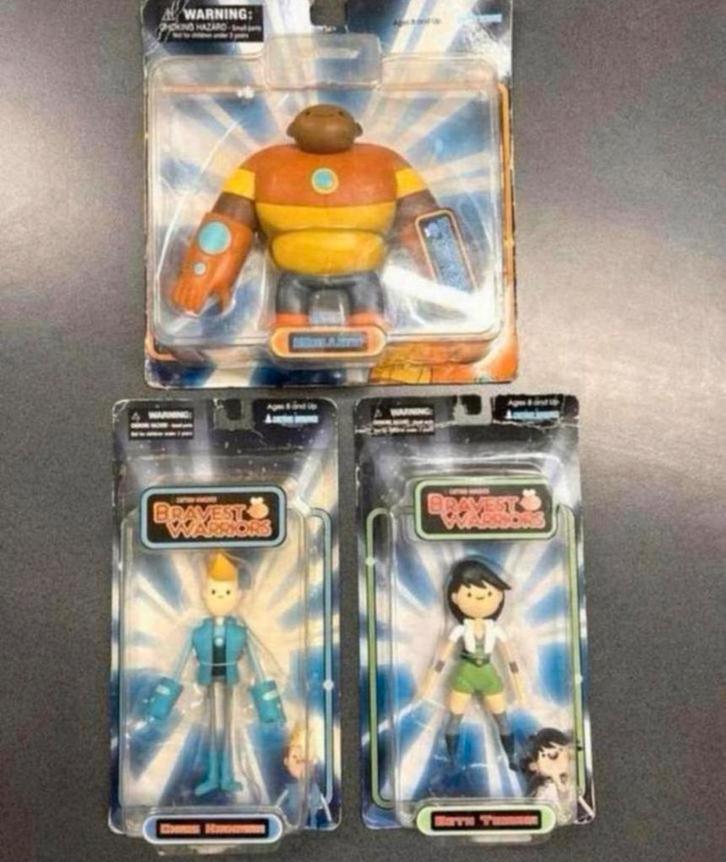 Bravest Warriors 2013 actie-pop figuren - Wallow Chris Beth, Verzamelen, Poppetjes en Figuurtjes, Nieuw, Ophalen of Verzenden