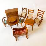 Meubles miniatures vintage en bois pour maison de poupée, Neuf, Enlèvement ou Envoi, Maison de poupées, X