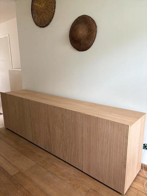 Grivolo dressoir eik 225cm Juntoo, Huis en Inrichting, Kasten | Wandmeubels, Nieuw, Minder dan 100 cm, 200 tot 250 cm, 25 tot 50 cm