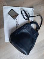 Delvaux model Roseau , lamsleer, Handtassen en Accessoires, Tassen | Damestassen, Verzenden, Gebruikt, Blauw, Handtas