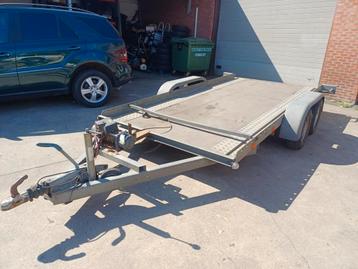 Autoremork Weymar 2700kg met elec winch beschikbaar voor biedingen