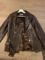 ECHT LEREN jas Clockhouse Maat 38/40, Kleding | Dames, Maat 38/40 (M), Bruin, Ophalen of Verzenden, Zo goed als nieuw