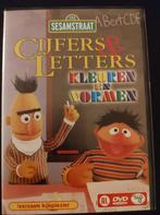 DVD Bert en Ernie, cijfers en letters, kleuren en vormen, Cd's en Dvd's, Alle leeftijden, Ophalen of Verzenden, Gebruikt