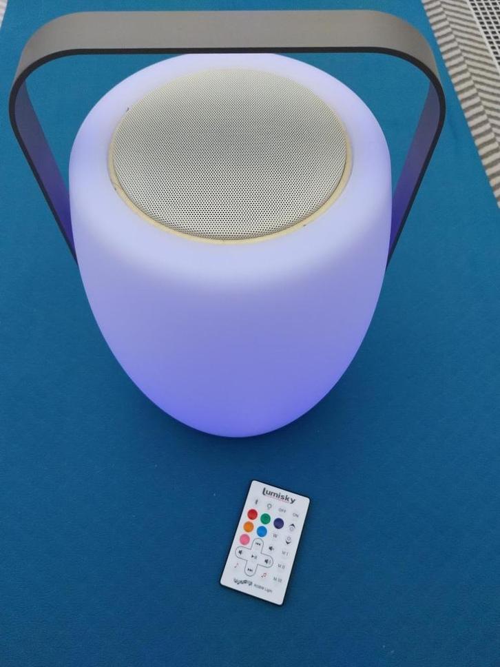 Luminsky Lucy Play buitenlamp, TV, Hi-fi & Vidéo, Enceintes, Comme neuf, Enlèvement