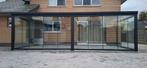 Terrasoverkapping glazen schuifwanden veranda carport pergol, Tuin en Terras, Ophalen of Verzenden