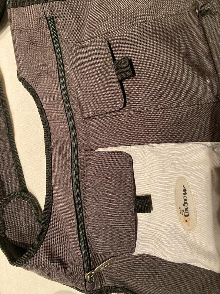 Schouder/Crossbody-tas Oxbow -zwart/wit, Handtassen en Accessoires, Tassen | Reistassen en Weekendtassen, Zo goed als nieuw, Zwart