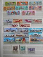4 complete series „thema PAARDEN”, Postzegels en Munten, Postzegels | Thematische zegels, Ophalen of Verzenden, Dier of Natuur