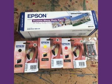 cartouches et papier Epson beschikbaar voor biedingen