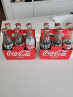 Lot van 12 Coca-Cola Verzamelflessen inclusief 2 Rekjes, Verzamelen, Glas en Drinkglazen, Ophalen of Verzenden, Gebruikt, Overige typen