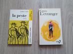 Twee boeken van Albert Camus: La Peste en L´étranger., Enlèvement