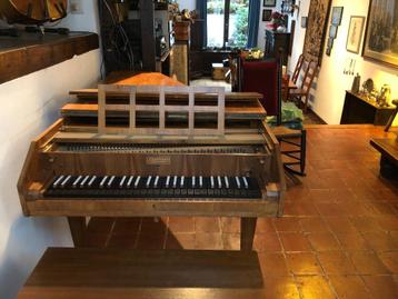 CLAVECIN  SPERRHAKE - 1 clavier, 3 registres, avec banc