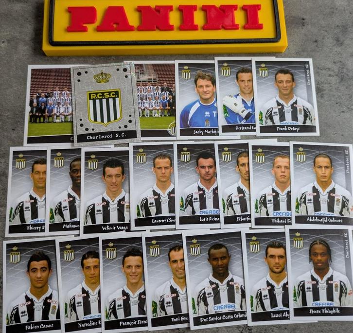 Panini football 2006 21X SP. CHARLEROI voetbal stickers 2006, Hobby en Vrije tijd, Stickers en Plaatjes, Nieuw, Verzenden