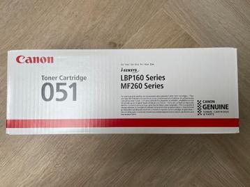 Nieuwe toner cartridge Canon 051 zwart in geheel doos beschikbaar voor biedingen