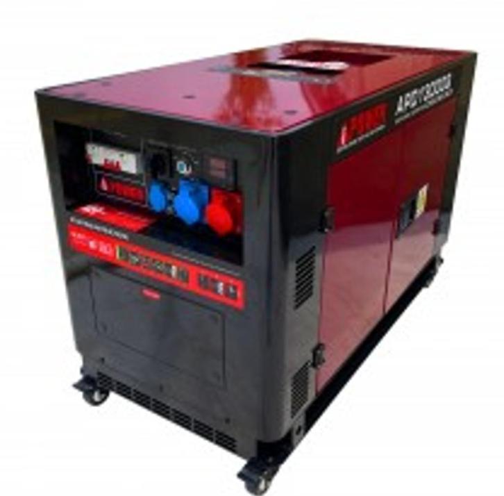 GROUPE ELECTROGENE, Doe-het-zelf en Bouw, Aggregaten, Zo goed als nieuw, Dieselolie, 10 tot 30 kVA, Elektrisch startend, Geluidgedempt