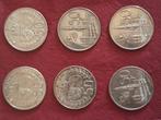 6x50 Fr  3x1958+3x1960, Postzegels en Munten, Munten | België, Ophalen of Verzenden, Zilver, Setje