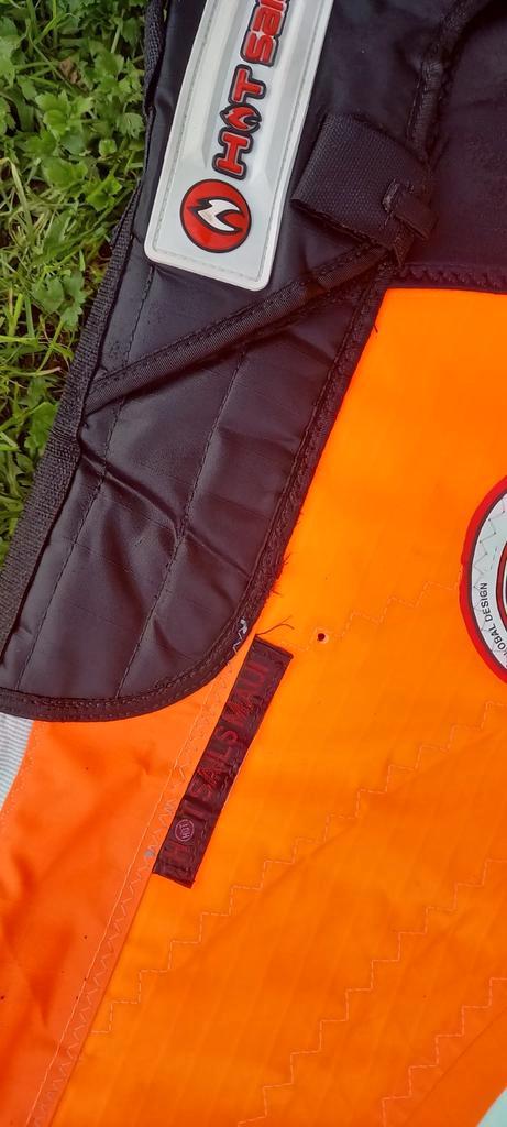 windsurf zeilen Hot Sails wave Fire, Watersport en Boten, Windsurfen, Gebruikt, Zeil, Met draagtas, Minder dan 5 m², Ophalen