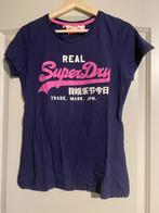 Donkerblauwe T-shirt Super Dry maat Large, Kleding | Dames, Blauw, Maat 42/44 (L), Superdry, Ophalen of Verzenden