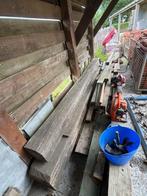 oude eiken balken, Doe-het-zelf en Bouw, Ophalen, Gebruikt, 25 tot 50 mm, Eiken