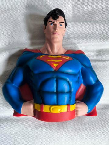 Superman spaarvarken met buste figuur