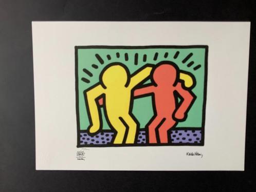 Keith Haring genummerde litho, Antiquités & Art, Art | Lithographies & Sérigraphies, Enlèvement ou Envoi