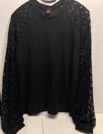 Pull femme noir manches dentelle - petit/taille 38, Vêtements | Femmes, Noir, Shein, Taille 38/40 (M), Enlèvement ou Envoi