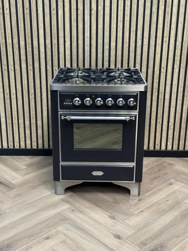 Prachtige Boretti Majestic 70cm fornuis op Gas 4 pits, Elektronische apparatuur, Fornuizen, Gas, Grill, Ophalen of Verzenden