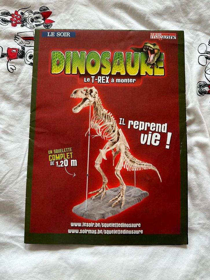 T-Rex dinosaurusskelet h=1m20 (nieuw en verzegeld), Verzamelen, Speelgoed, Nieuw, Ophalen