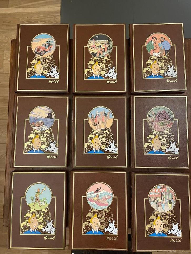 Tintin - L'œuvre intégrale d'Hergé - Rombaldi, Boeken, Stripverhalen, Gelezen, Complete serie of reeks, Ophalen