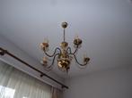 Koperen luchter, Huis en Inrichting, Lampen | Kroonluchters, Ophalen, Zo goed als nieuw, Metaal, Klassiek