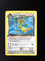 Dark dragonite 1st edition non holo team rocket, Hobby en Vrije tijd, Ophalen of Verzenden, Zo goed als nieuw, Losse kaart