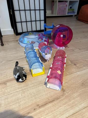 Accessoires Hamsters Zhu Zhu Pets : Maison, Tobbogan et Roue