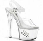 PLEASER Tipjar-708-5 nieuw maat 40 EU doorzichtige hakken, Kleding | Dames, Overige kleuren, Nieuw, Ophalen of Verzenden, Schoenen met hoge hakken