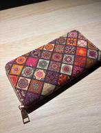 Grote meerkleurige kurken portemonnee, Handtassen en Accessoires, Portemonnees, Verzenden, Zo goed als nieuw, Overige kleuren