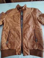 Bruine lederen warme jas 152 in goede staat 15 EUR, Kinderen en Baby's, Gebruikt, Jongen of Meisje, Ophalen of Verzenden, ANDERE