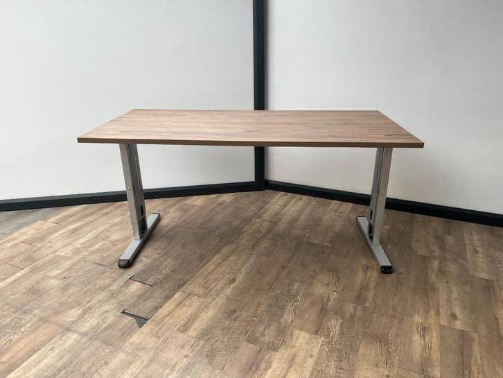 Bureau T-poot – Noten Hickory (160), Computers en Software, Laptoptafels, Ophalen of Verzenden