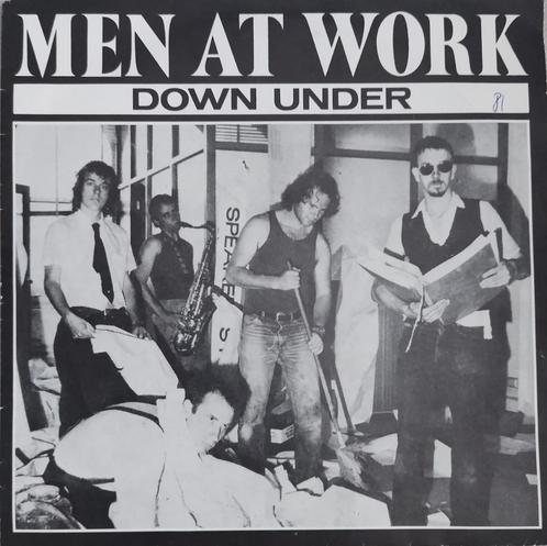 Men at work - Down Under, CD & DVD, Vinyles Singles, Comme neuf, Single, Pop, 7 pouces, Enlèvement ou Envoi
