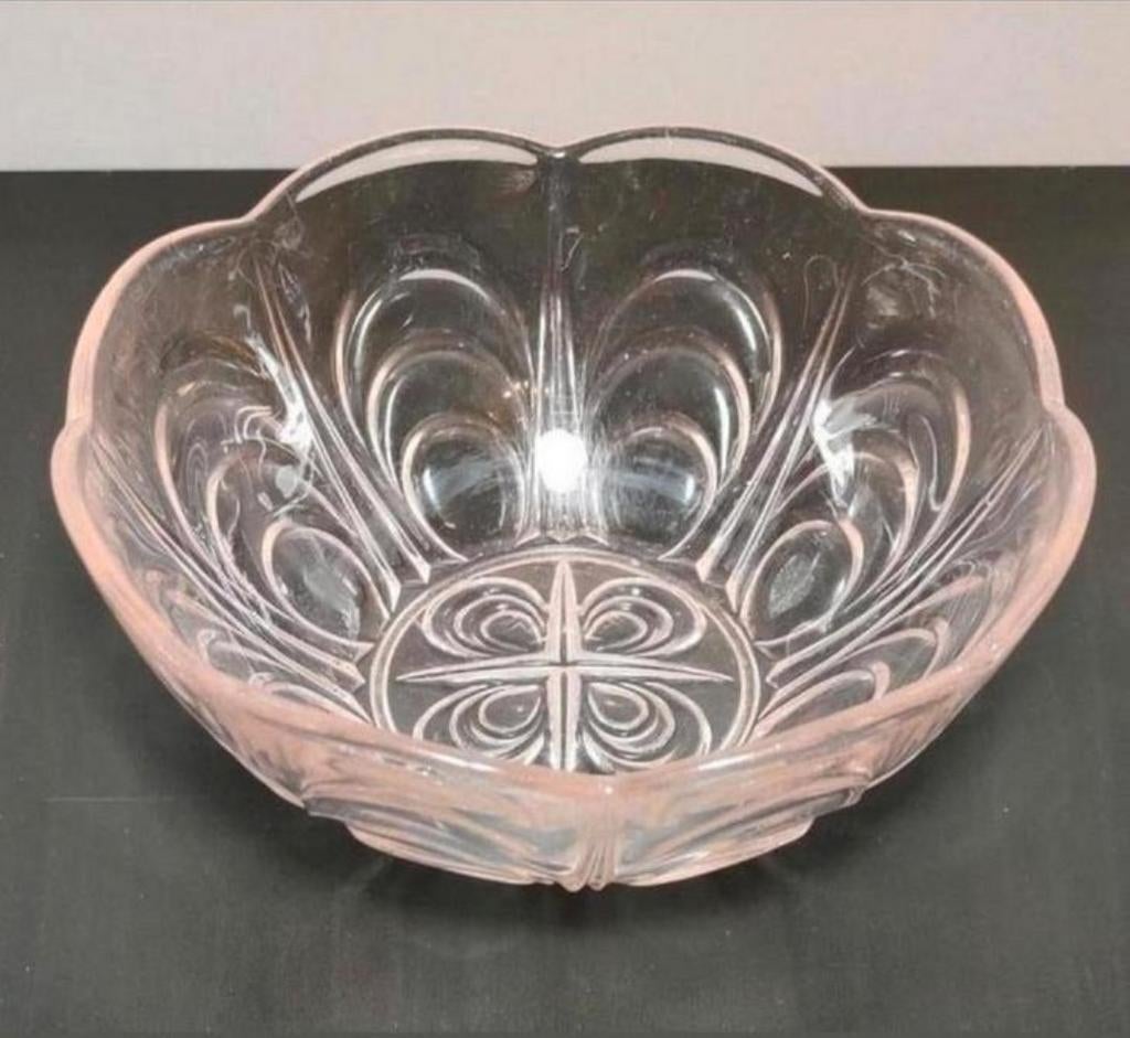 Art-déco coupe Verreries de Beignée, Ophalen of Verzenden