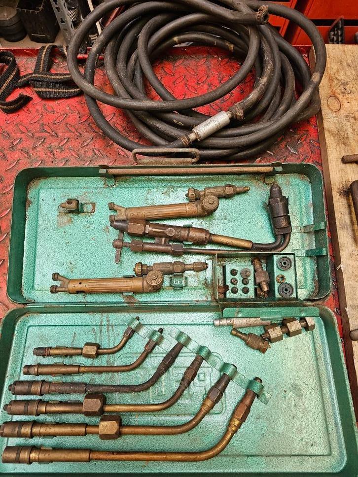 Set de soudage oxigène (gas, acétylène) Chalumeau, Bricolage & Construction, Outillage | Soudeuses, Utilisé, CO2, Enlèvement