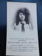 meisje 15 jaar overl 1925, Ophalen of Verzenden, Bidprentje